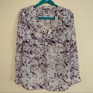 3/$20❄️ Saint Tropez West Marble Career Blouse M